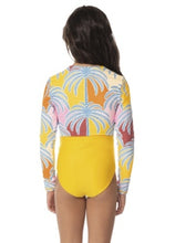 Load image into Gallery viewer, Maaji- JUNGLE WHISPER MIKU GIRLS ONE PIECE LS SWIMSUIT(4-16)