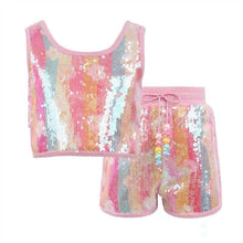 Load image into Gallery viewer, Lola and the Boys- Rainbow Sequin Dreams Set (2-8)