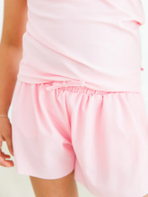 Load image into Gallery viewer, Rufflebutts- Girls Pink Active Butterfly Shorts (2T-12)