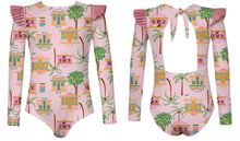 Load image into Gallery viewer, Pepita &amp; Me- WINGS LONGSLEEVE: Casitas Islands Rosado (2-14)