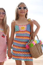 Load image into Gallery viewer, Lola and the Boys- Sunshine Mood Crochet Dress (Sunshine-Mood-Crochet-Dress) (2-12)