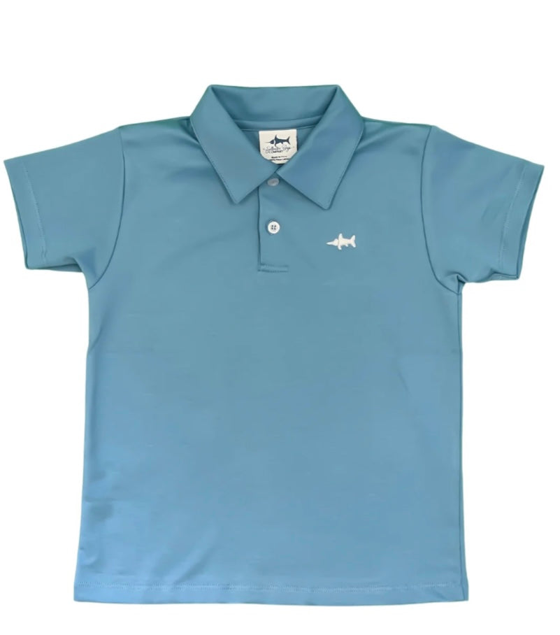 Saltwater Boys- Blue Polo Shirt