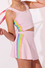 Load image into Gallery viewer, Lola and the Boys- Pink Rainbow Sherbet Sequin Tennis Set (2-8)