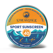 Load image into Gallery viewer, Stream 2 Sea- Sport Sunscreen Zinc Balm | Spf 40