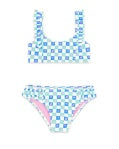Load image into Gallery viewer, Feather 4 Arrow- Happy Daze Bikini: White, Multi (2T-12)