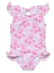 Load image into Gallery viewer, Snapper Rock- PINK LAGOON FRILL SWIMSUIT (3m-24m)