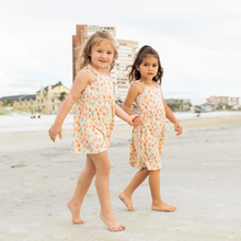 Load image into Gallery viewer, Emerson and Friends- Sandy Seashells Beachy Kids Bamboo Sundress (6m-7T)
