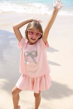 Load image into Gallery viewer, Lola and the Boys- Pink Crystal Bow Short Set (2-8)