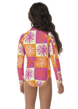 Load image into Gallery viewer, Maaji- PATCH PLAY MOOREA GIRLS LS SWIMSUIT (4-16)