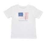 Load image into Gallery viewer, Salt Water Boys- FISHING POLE FLAG GRAPHIC T-SHIRT (2T-12)