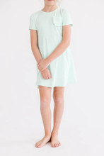 Load image into Gallery viewer, Mila &amp; Rose- Pastel Green T-Shirt Dress (2T-8)