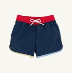 Load image into Gallery viewer, Beaufort Bonnet-Tanner Trunk: Nantucket Navy/Richmond Red/Beale Street Blue/Lake Worth Yellow (0-24m)