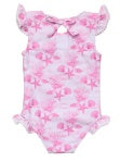 Load image into Gallery viewer, Snapper Rock- PINK LAGOON FRILL SWIMSUIT (3m-24m)