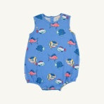 Load image into Gallery viewer, Beaufort Bonnet- Patton Play Bubble- Here Fishy Fishy (0m-2T)