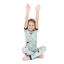 Load image into Gallery viewer, Emerson and Friends- Play Ball Baseball Bamboo Kids Pajamas (2T-9)