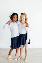 Load image into Gallery viewer, Mila &amp; Rose- Twirl Skort: Navy (6m-8)