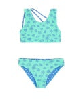 Load image into Gallery viewer, Feather 4 Arrow - Summer Sun Reversible Bikini: Aqua Crystal (2T-10)