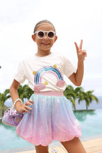 Load image into Gallery viewer, Lola and the Boys- Pastel Rainbow Gems T-shirt (2T-8)