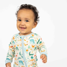 Load image into Gallery viewer, Emerson and Friends: Explore Florida Souvenir Bamboo Convertible Baby Pajamas (0m-24m)