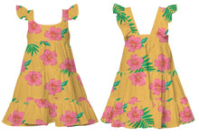 Load image into Gallery viewer, Pepita &amp; Me- CORISSIA DRESS: HIBISCUS AMARILLO (2-14)