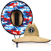 Load image into Gallery viewer, Grom Squad- Lifeguard Hat- American Camo Lifeguard Hat