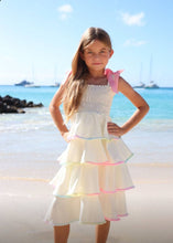 Load image into Gallery viewer, Lola and the Boys- Rainbow Tiered Bow Dress (2-12)