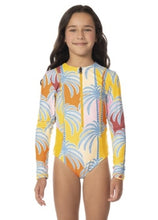 Load image into Gallery viewer, Maaji- JUNGLE WHISPER MIKU GIRLS ONE PIECE LS SWIMSUIT(4-16)