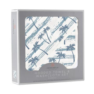 New Castle- Hooded Towel Set (Palm Trees)