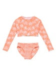 Load image into Gallery viewer, Snapper Rock- CALI PALMS RECYCLED CROP LS RASH SET (4-12)