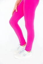 Load image into Gallery viewer, Mila &amp; Rose- Leggings: Hot Pink (6m-8)