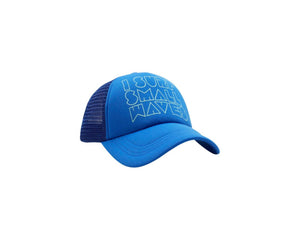 I surf small waves youth trucker hat