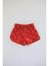 Load image into Gallery viewer, Of One Sea- Boardie Watershorts in Red Breadfruit Bandana (0m-12)