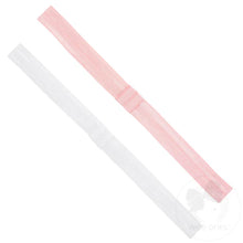 Load image into Gallery viewer, Wee-Ones: Add-A-Bow Elastic Girls Baby Bands - Two Pack