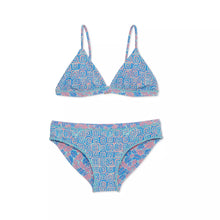 Load image into Gallery viewer, Raisins- Miku Swim Bikini Set: Cloud Gazing Reversible: Slate (7-14)