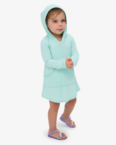 Bloq UV- Hoodie Dress UPF 50 (Mint, 2T-14)