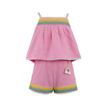Load image into Gallery viewer, Lola and the Boys - Pink Rainbow Summer Set (2-8)