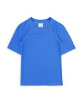 Load image into Gallery viewer, Feather 4 Arrow- Short Sleeve Rashguard: MARINA BLUE (6m-12)
