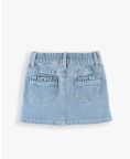 Load image into Gallery viewer, Ruffle Butts- Girls Light Wash Ruffle Jean Skirt (18m-8)