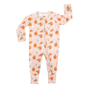 Emerson and Friends- Bamboo Convertible Footie Romper (Freshly Squeezed, NB-24m)