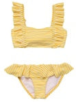 Snapper Rock- SUNSHINE STRIPE FRILLED BIKINI (2-12)