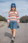 Load image into Gallery viewer, Feather 4 Arrow- Tessa Denim Skirt- (2Y-13Y)