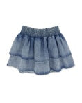 Load image into Gallery viewer, Feather 4 Arrow - Alex Skirt: Vintage Denim (2-12)