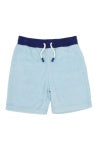 Feather 4 Arrow - Coastal Terry Shorts-Crystal Blue (infant)