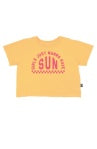 Feather 4 Arrow- Wanna Have Sun Crop Tee (Golden Sun 2Y-7Y)