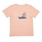 Load image into Gallery viewer, Saltwater Boys - Offshore Boat SS Graphic T-Shirt: Salmon (2t-10)
