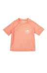 Feather 4 Arrow- Icon S/S Rash Top (Papaya, 6m-24m)