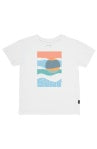 Feather 4 Arrow-Surf Vintage Tee (White, Infant 18-24m)