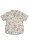 Feather 4 Arrow- Paradise Cove Button Down (Light Grey, 2Y-7Y)