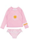 Feather 4 Arrow- Fun in the sun L/S Swim Set (Fairy Tale Pink, 2T-6)