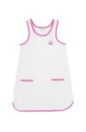 Feather 4 Arrow - Clear Skies Ringer Tank Dress (White, 2Y-14Y)